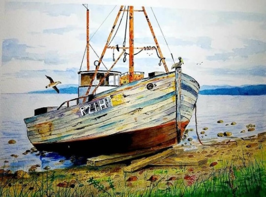 nautical art Niche Utama 2 Nautical Vibes: Fishing Boat Wall Art Print - Coastal Decor for Fishermen nautical art Niche Utama 2 Nautical Vibes: Fishing Boat Wall Art Print - Coastal Decor for Fishermen