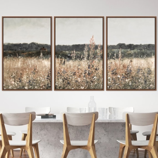 3 piece canvas wall art Niche Utama 2 Piece Canvas Wall Art Set, Landscape Wall Art Wildflower Field 3 piece canvas wall art Niche Utama 2 Piece Canvas Wall Art Set, Landscape Wall Art Wildflower Field